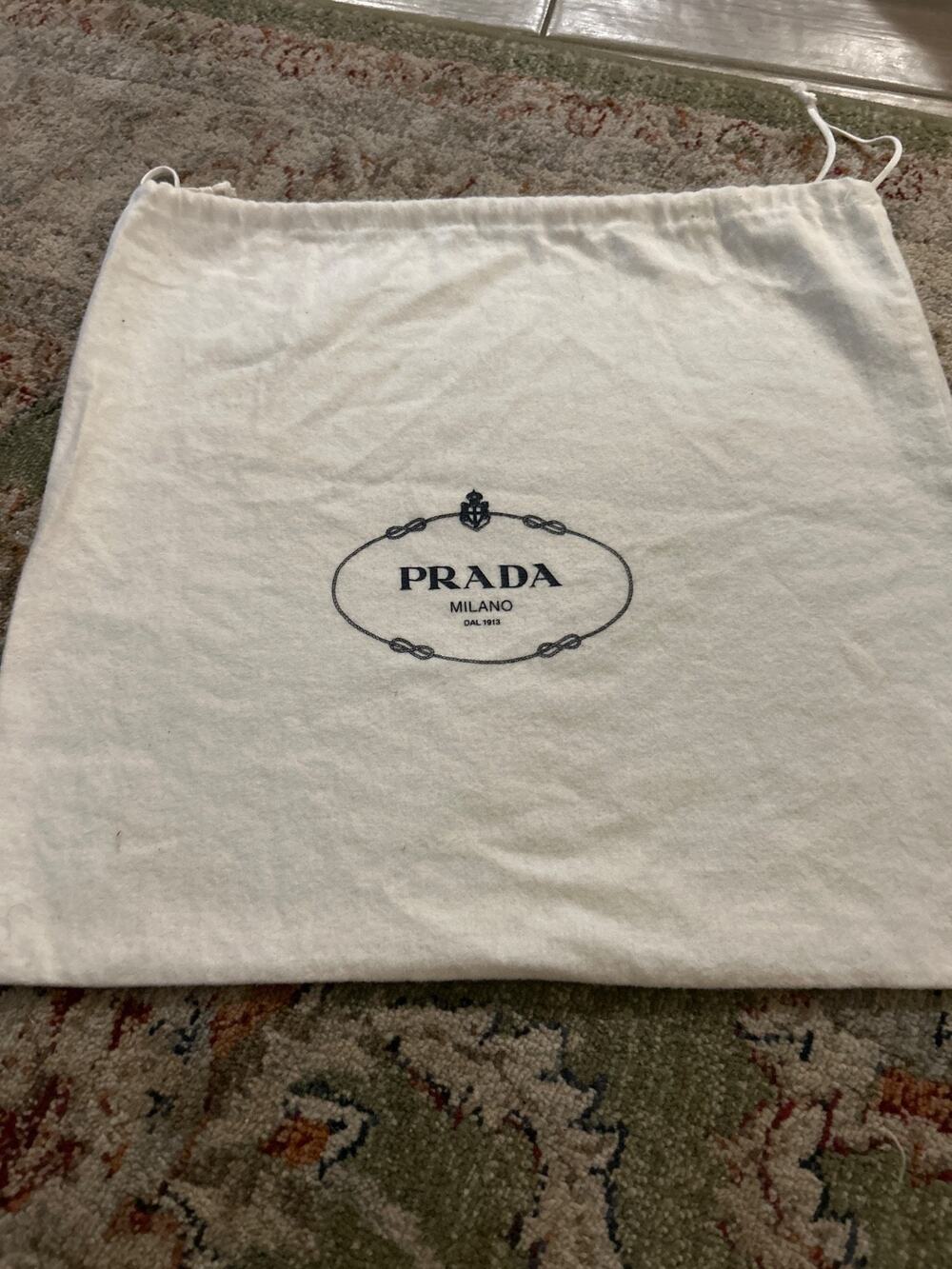 Prada Dust Bag 14"x14"